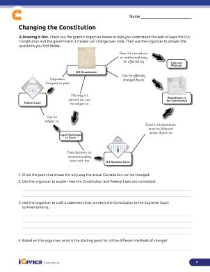 Changing the Constitution Lesson Plan (HS) - Drawing Activity